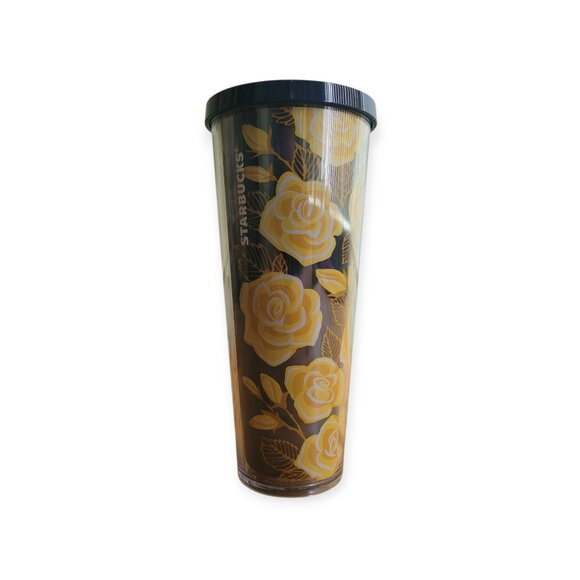 Starbucks Limited Edition Local Series Blue Texas Yellow Rose Tumbler NWT - Picture 2 of 7